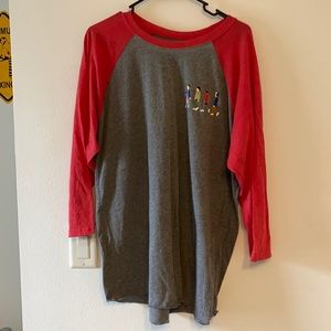 Stranger things 3/4 sleeve shirt